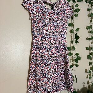 GAP Women’s Dress - Pink and Blue Floral